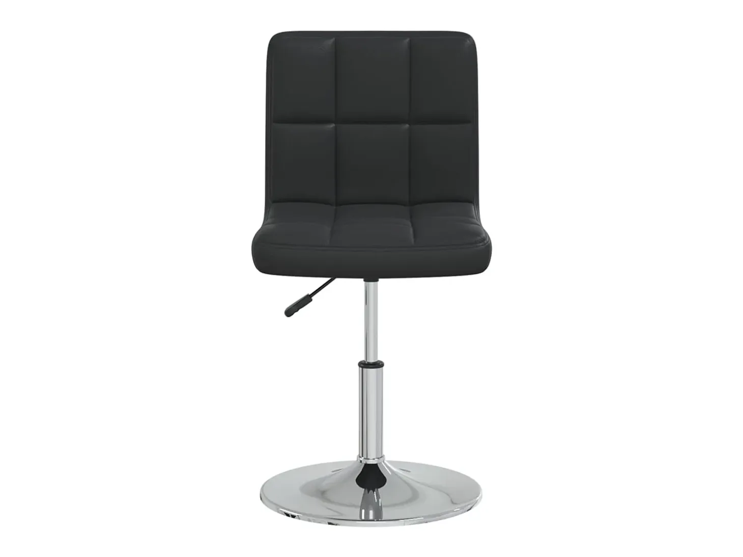 Sillas de comedor 2 unidades cuero sintético negro
