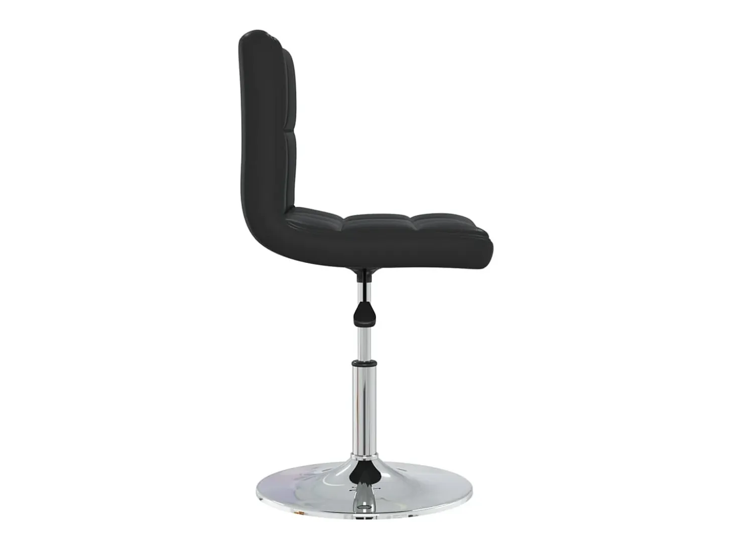 Sillas de comedor 2 unidades cuero sintético negro