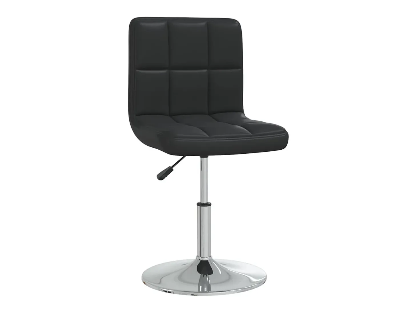 Sillas de comedor 2 unidades cuero sintético negro