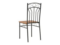 Sillas de comedor 4 unidades MDF marrón ES84901