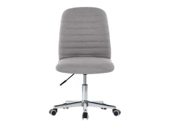 Sillas de comedor 6 unidades de tela gris claro