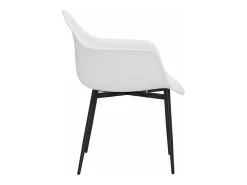 Sillas de comedor 4 unidades blancas PP