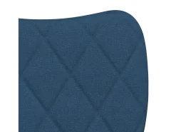 Sillas de comedor 2 unidades tela azul