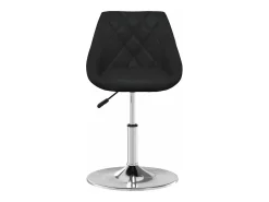 Sillas de comedor 2 unidades cuero sintético negro ES465938
