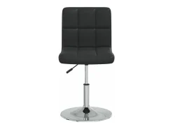 Sillas de comedor 4 unidades cuero sintético negro