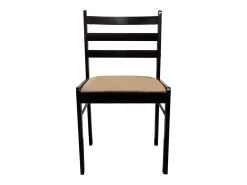 Sillas de comedor 4 unidades madera maciza caucho terciopelo marrón