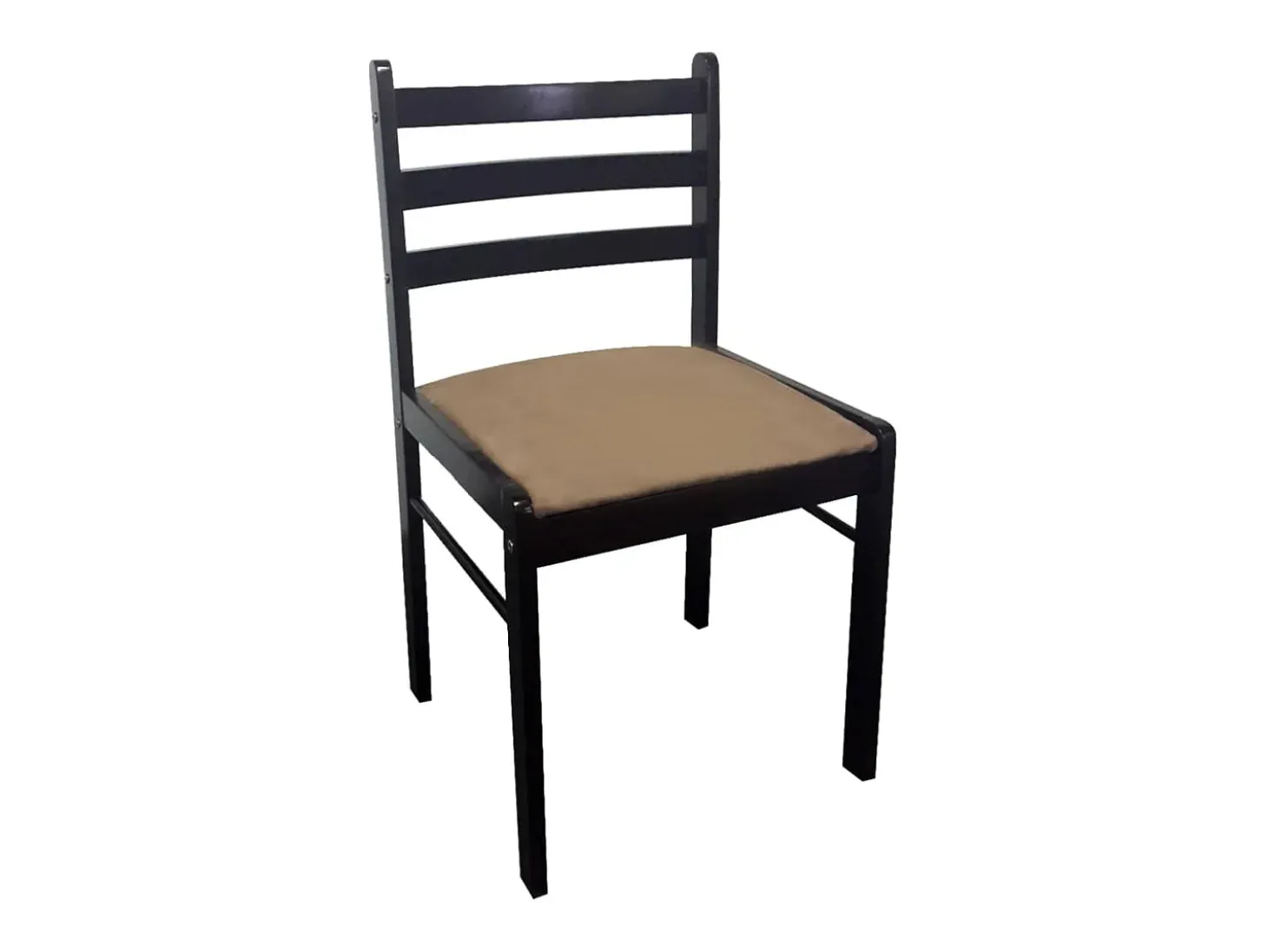 Sillas de comedor 4 unidades madera maciza caucho terciopelo marrón