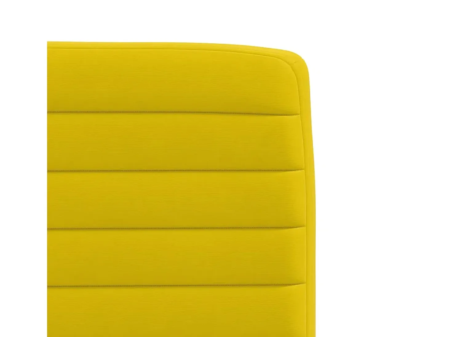 Sillas de comedor 2 unidades terciopelo amarillo