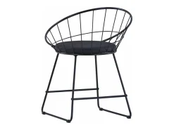 Sillas de comedor asientos de cuero sintético 6 unidades acero negro