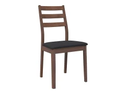 Sillas de comedor con cojines 2 unidades madera maciza marrón caucho