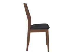 Sillas de comedor con cojines 2 unidades madera maciza marrón caucho