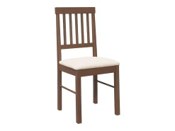 Sillas de comedor con cojines 2 unidades madera maciza marrón caucho