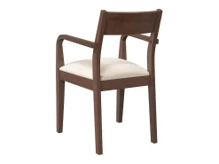 Sillas de comedor con cojines 2 uds madera maciza marrón caucho