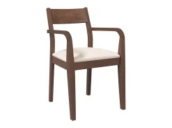 Sillas de comedor con cojines 2 uds madera maciza marrón caucho
