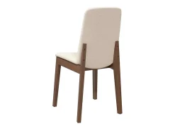 Sillas de comedor con cojines 2 unidades madera maciza marrón caucho