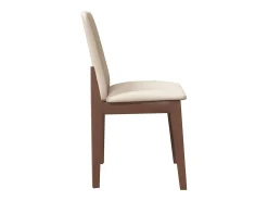 Sillas de comedor con cojines 2 unidades madera maciza marrón caucho