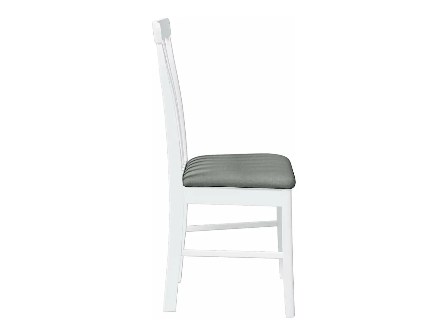 Sillas de comedor con cojines 2unidades madera maciza blanco caucho