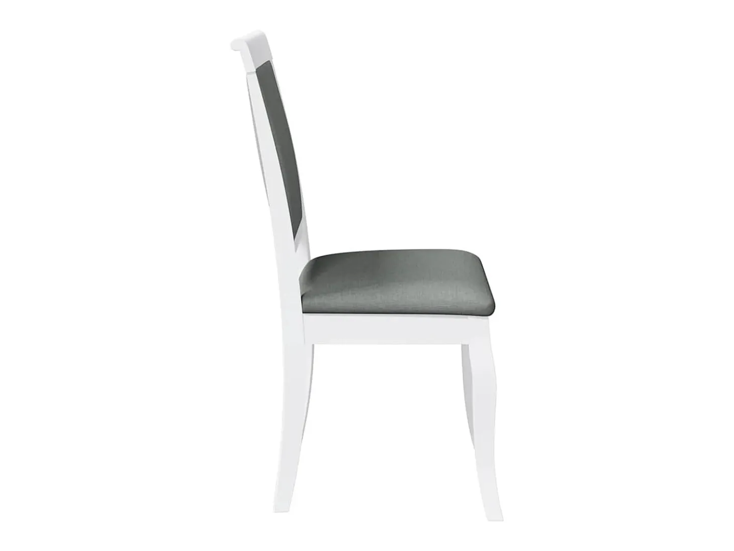 Sillas de comedor con cojines 2unidades madera maciza blanco caucho