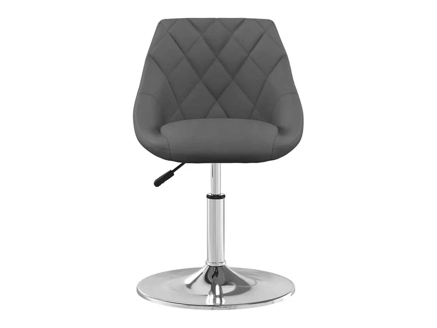Sillas de comedor giratorias 2 unidades terciopelo gris oscuro