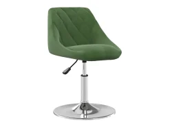 Sillas de comedor giratorias 2 unidades terciopelo verde oscuro