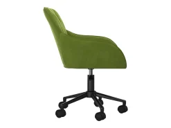Sillas de comedor giratorias 2 unidades terciopelo verde claro