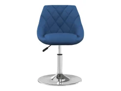 Sillas de comedor giratorias 2 unidades terciopelo azul