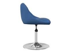 Sillas de comedor giratorias 2 unidades terciopelo azul