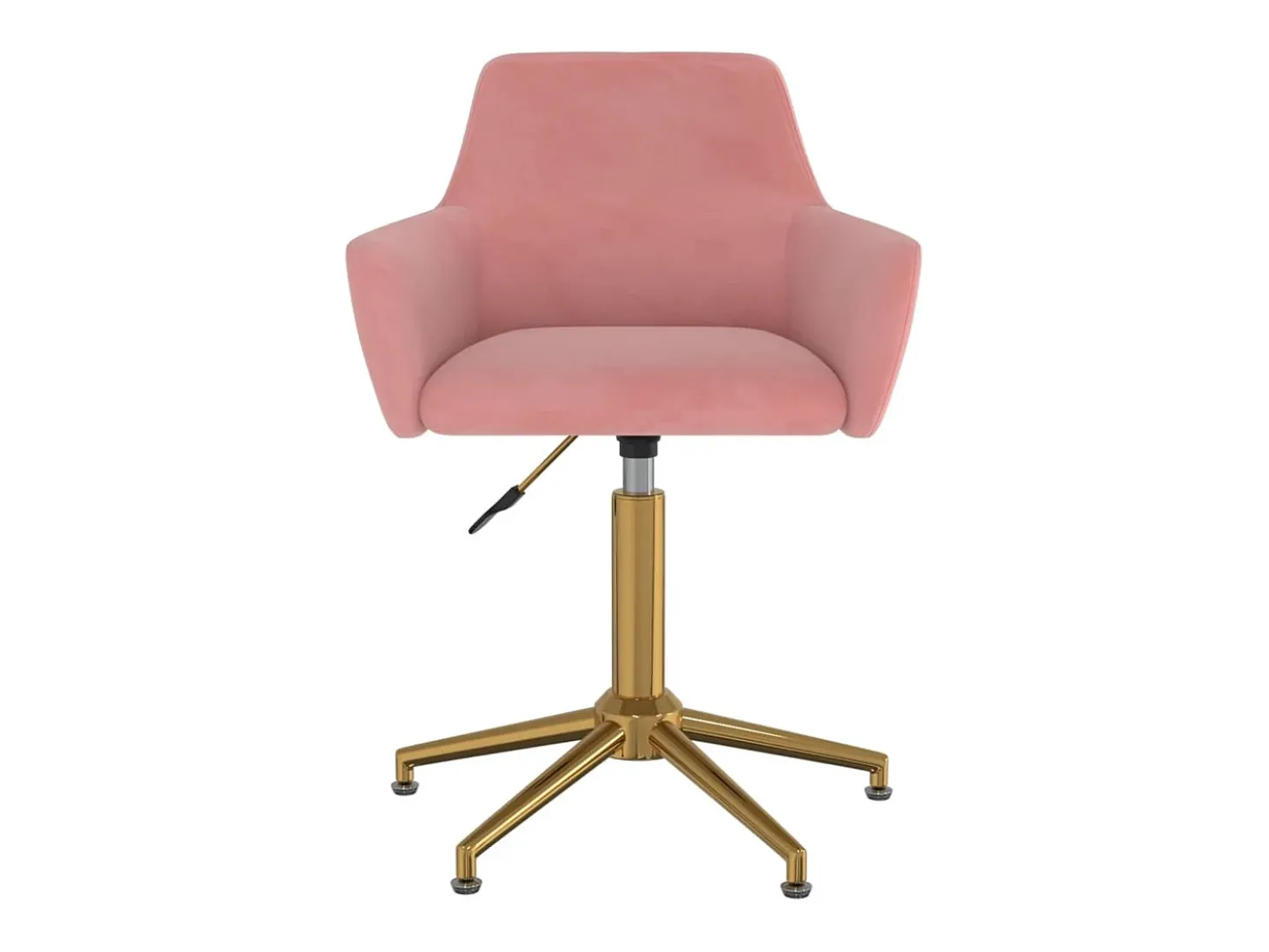 Sillas de comedor giratorias 2 unidades terciopelo rosa