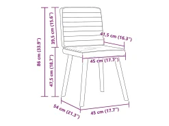 Sillas de comedor giratorias 6 unidades tela negras
