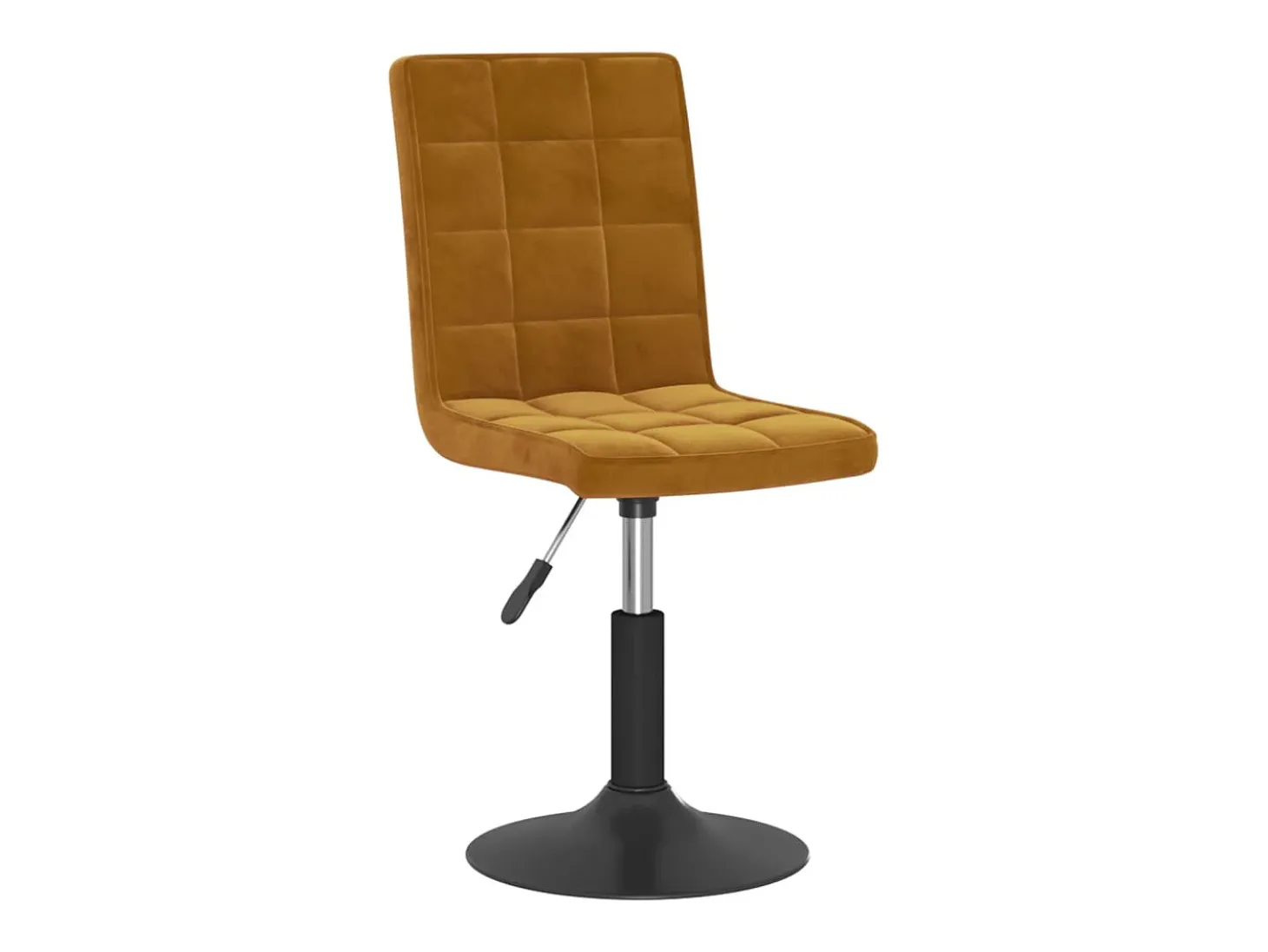 Sillas de comedor giratorias 4 unidades terciopelo marrón