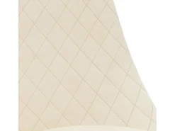 Sillas de comedor giratorias 4 unidades terciopelo color crema