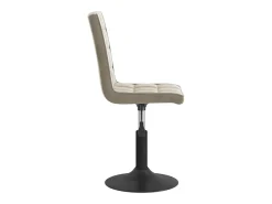 Sillas de comedor giratorias 2 unidades de terciopelo gris claro