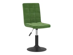 Sillas de comedor giratorias 4 unidades terciopelo verde oscuro