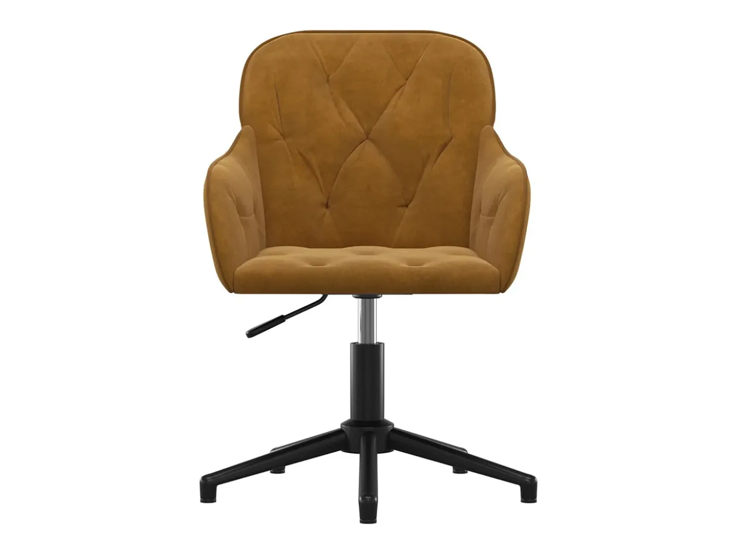 Sillas de comedor giratorias 2 unidades terciopelo marrón