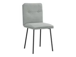 Sillas de comedor giratorias 6 unidades terciopelo gris claro