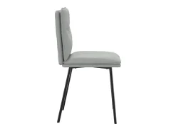 Sillas de comedor giratorias 6 unidades terciopelo gris claro