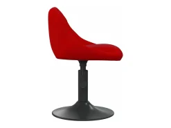 Sillas de comedor giratorias 6 unidades terciopelo rojo vino tinto