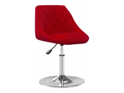 Sillas de comedor giratorias 4 unidades terciopelo rojo tinto