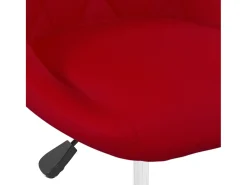 Sillas de comedor giratorias 4 unidades terciopelo rojo tinto