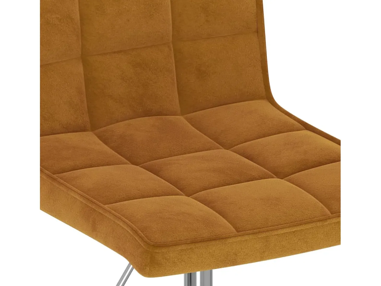 Sillas de comedor giratorias 4 uds terciopelo marrón