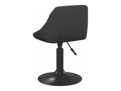 Sillas de comedor giratorias 4 unidades terciopelo negro