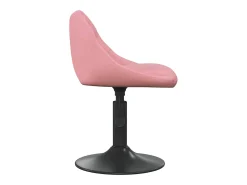 Sillas de comedor giratorias 2 unidades terciopelo rosa