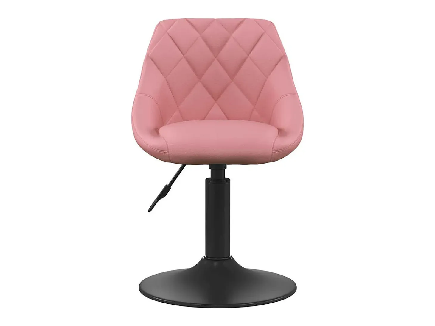 Sillas de comedor giratorias 2 unidades terciopelo rosa