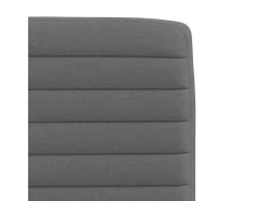 Sillas de comedor giratorias 4 unidades tela gris oscuro