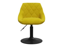 Sillas de comedor giratorias 4 uds terciopelo amarillo mostaza