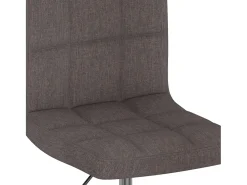 Sillas de comedor giratorias 4 unidades tela taupe