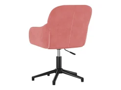 Sillas de comedor giratorias 2 unidades terciopelo rosa