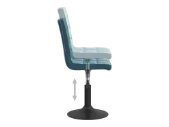 Sillas de comedor giratorias 4 uds terciopelo azul