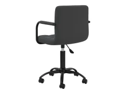 Sillas de comedor giratorias 4 unidades terciopelo negro