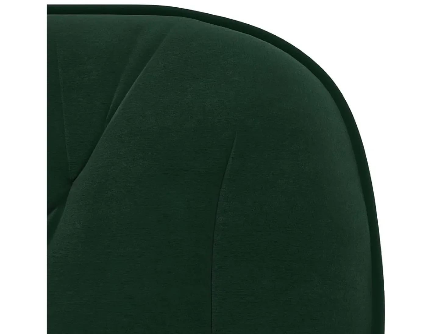 Sillas de comedor giratorias 2 unidades terciopelo verde oscuro